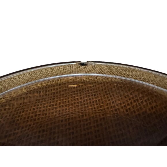 Vintage Anchor Hocking 1 Quart Casserole Baking Dish with Lid and Wicker Woven C - Picture 16 of 16